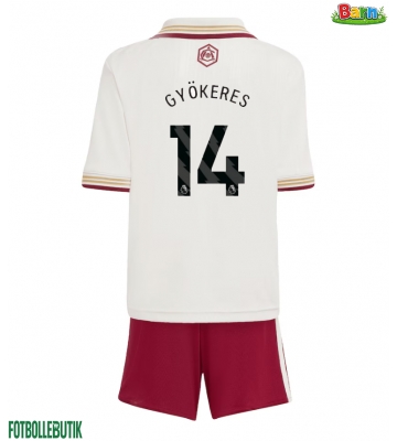 Arsenal Viktor Gyokeres #14 Tredjeställ Barn 2025-26 Kortärmad (+ Korta byxor)